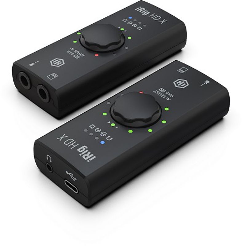 IK Multimedia iRig HD X, Kompakt, 24-bit/96 kHz Lydkort for gitar eller bass