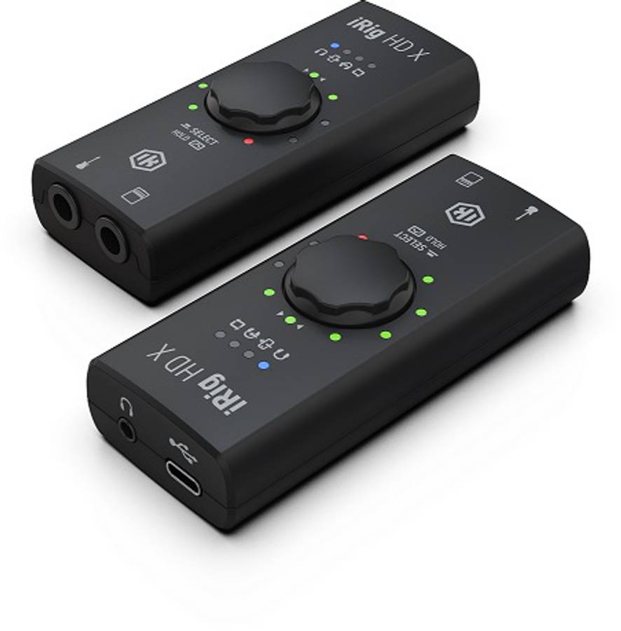 IK Multimedia iRig HD X, Kompakt, 24-bit/96 kHz Lydkort for gitar eller bass