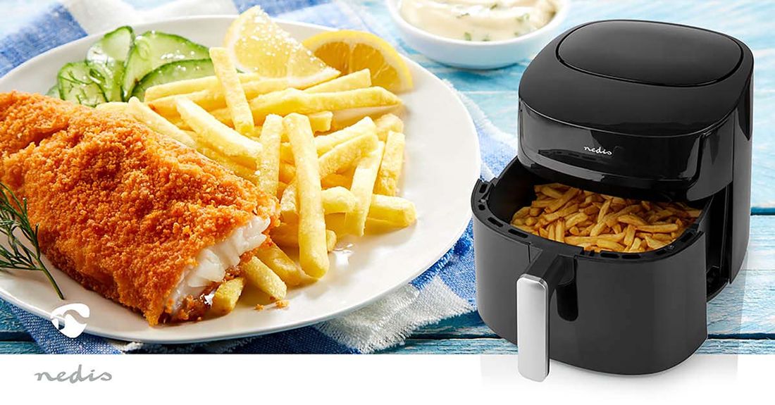 Nedis Digital Hot Air Fryer XXL | 7.2l | 240 min | 8 programmer