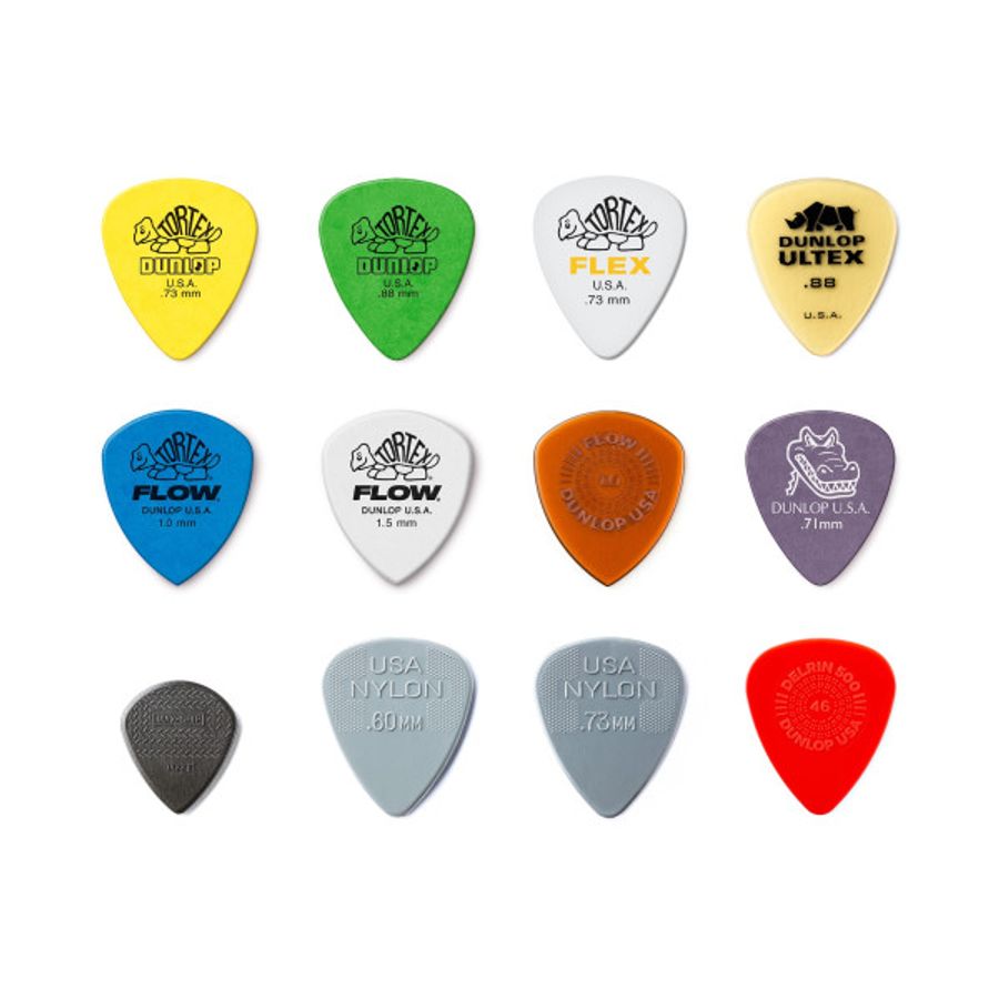 Dunlop PVP125 Recording Pick Variety Pack -12/PLYPK