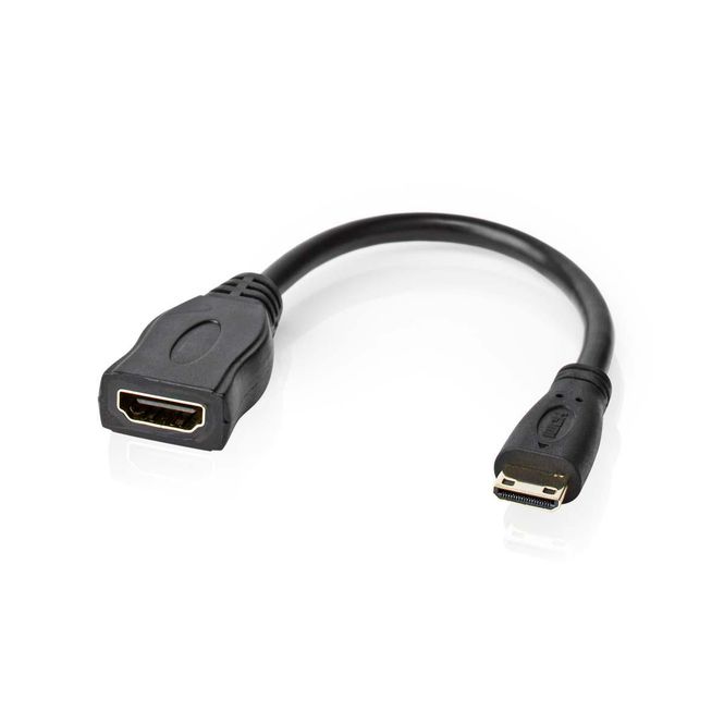 Hovedbilde High Speed ​​HDMI-overgang til Mini HDMI med Ethernet, 4K@30Hz, 10.2 Gbps, 0,2m