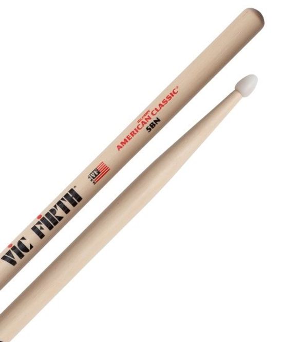 Hovedbilde Vic Firth American Classic 5BN Trommestikker, Nylon tip