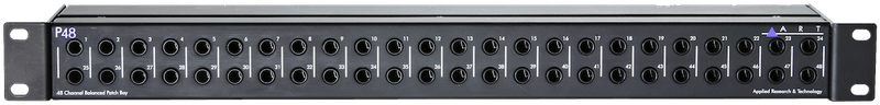 ART P48 – 48-kanals balansert Jack / TRS  Patchbay