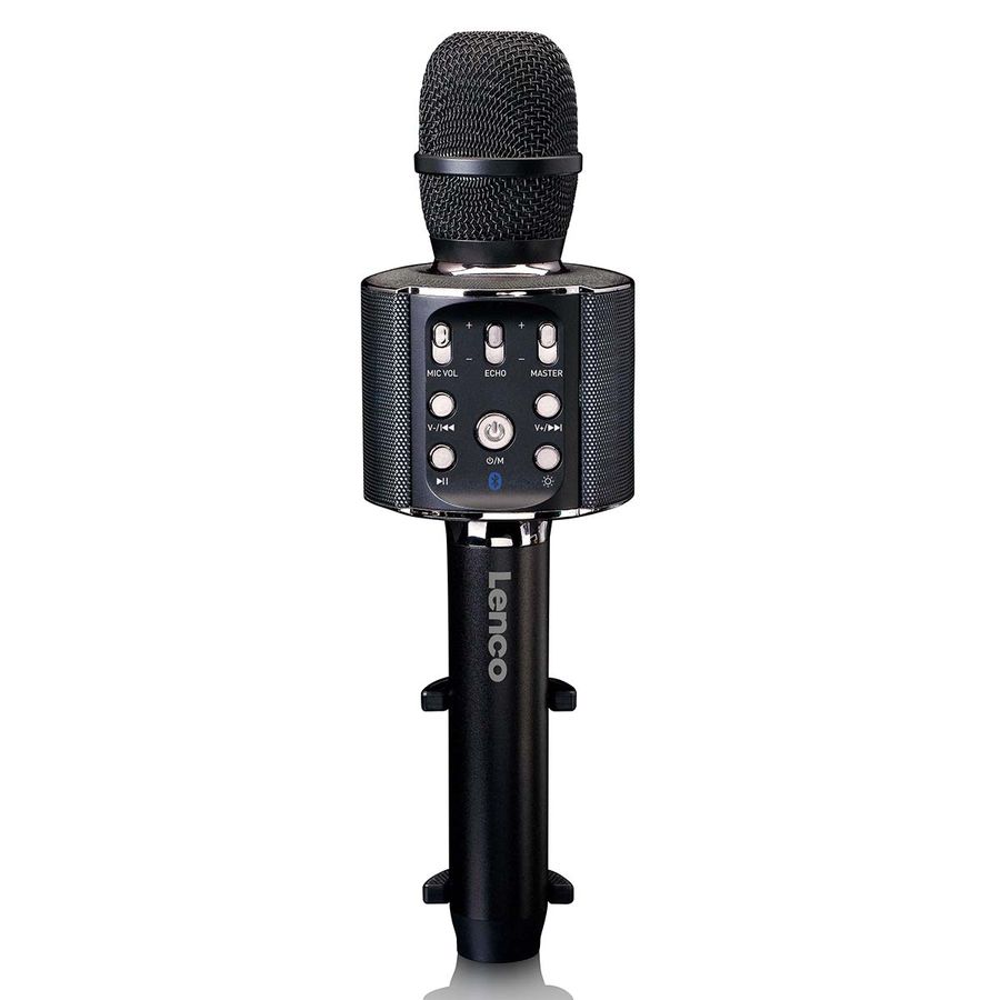 Lenco BMC-090 Bluetooth Karaokemikrofon med høyttaler og belysning
