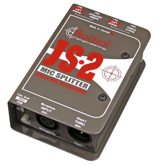 Hovedbilde Radial JS2 - Passive microphone splitter
