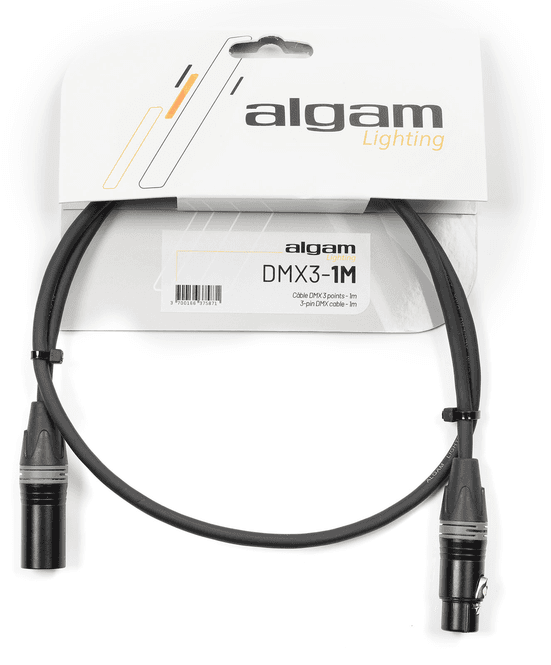 Hovedbilde Algam DMX3-3M – 3-pin DMX-kabel