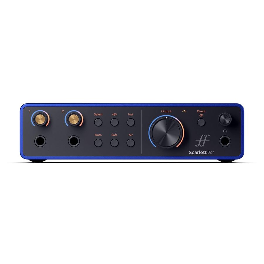 Focusrite Scarlett 2i2 Gen. 4, 2 inn/2 ut USB Lydkort - Anniversary Edition
