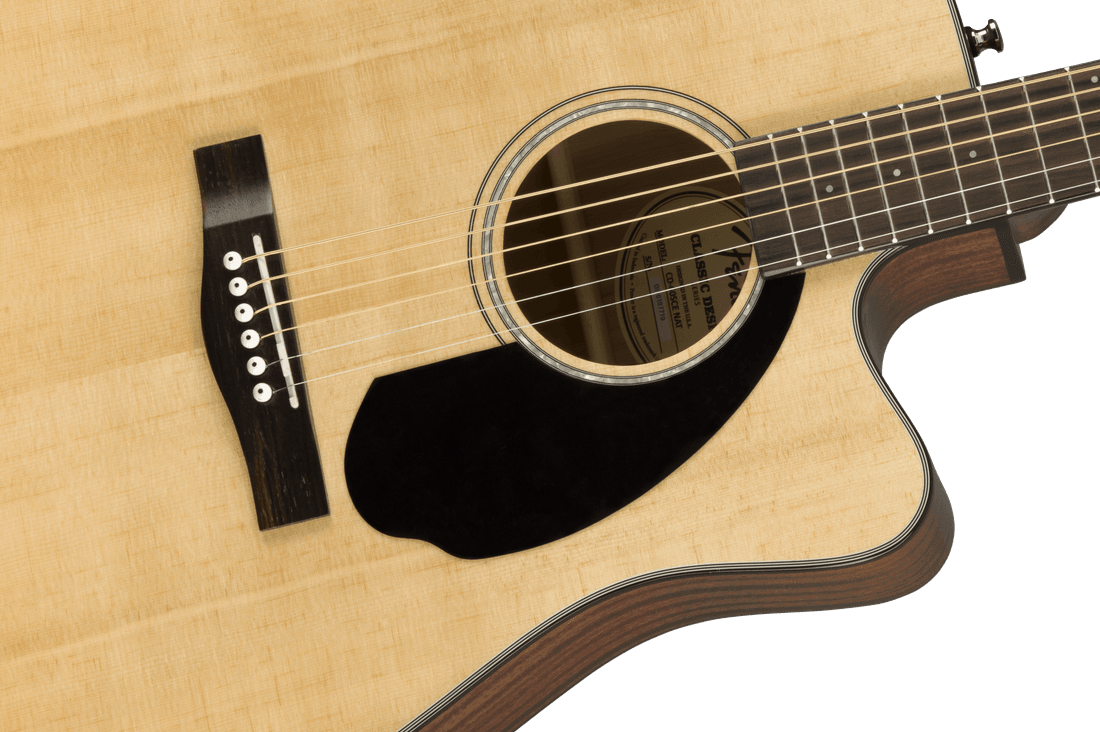 Fender CD-60SCE Dreadnought Acoustic, Natural