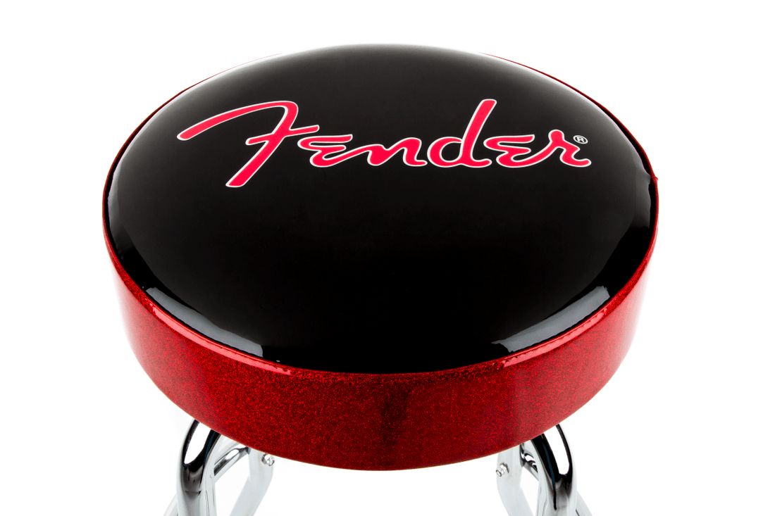 Fender Red Sparkle Logo 30