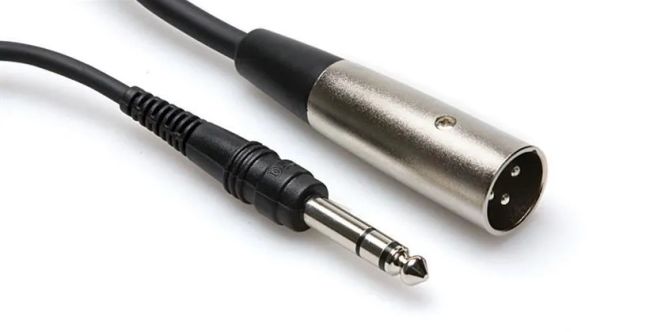 Hovedbilde Hosa STX115M XLRM/StJ - TRS 6,35 jack til XLR M, 4,5m