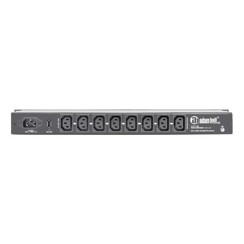 Adam Hall PCL 10 Power Conditioner – med rackbelysning