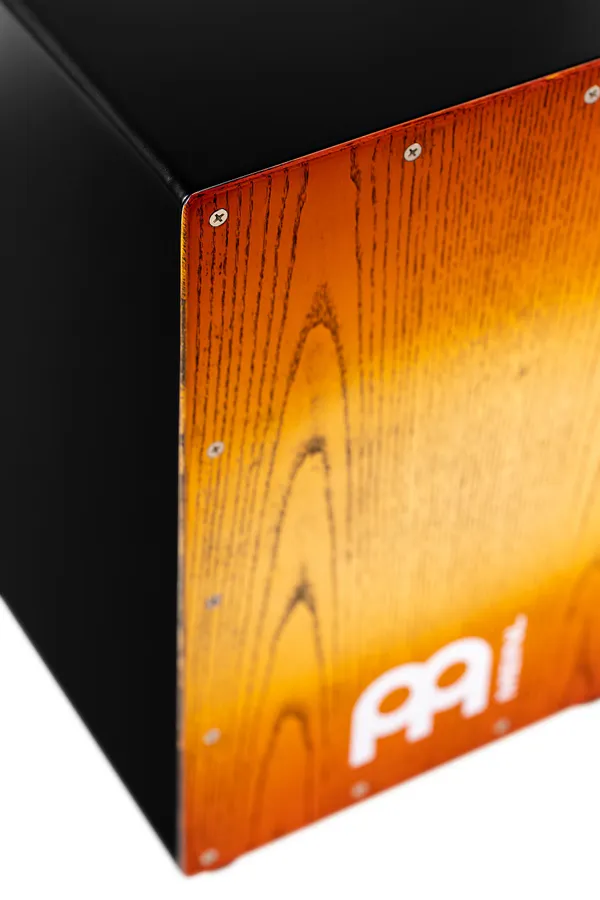 Meinl MCAJ100BK-SAF Headliner Snare Cajon Black - Sonoran Amber Fade