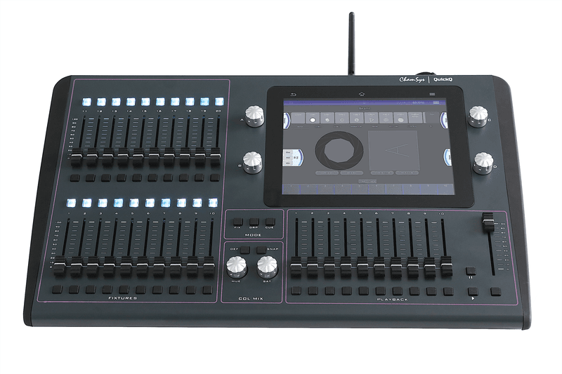 Chamsys Quick Q20 lyskontroller, 2 univers, WiFi. Inkludert cover/lampe