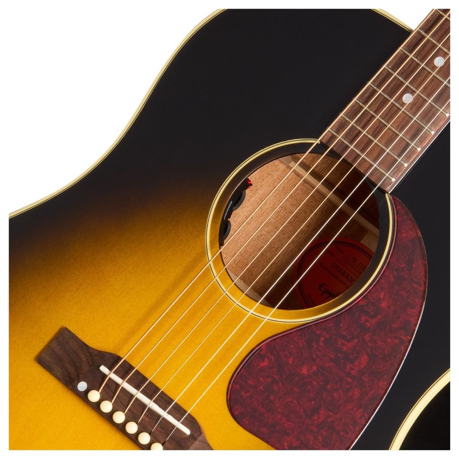 Epiphone Inspired by Gibson J-45 Standard m/ Premium Gigbag, Vintage Sunburst