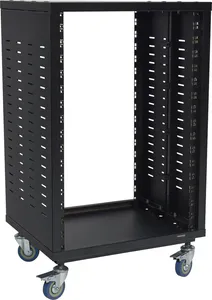 Hovedbilde Algam IR 16 – 16U Studio Rack med hjul og ventilasjon
