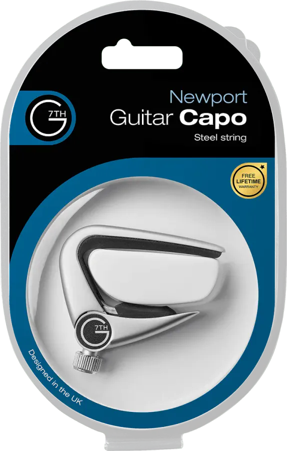 G7TH Newport Capo 6 string - Steel string , Silver