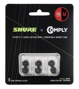 Hovedbilde Shure Shure 6-pc (TZ100) Sort skumgummi for SE-serien (3 par) Medium