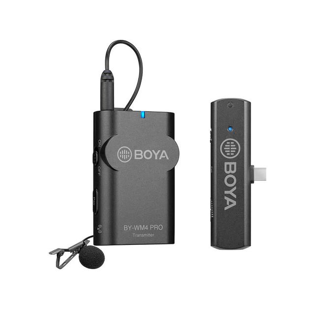 Hovedbilde BOYA BY-WM4 PRO-K5 trådløst mikr.syst 1 kanal. 2.4GHz. USB-C for Android 
