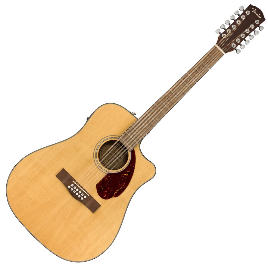 Fender CD-140SCE Dreadnought 12 String m/ Fishman pickup og Koffert, Natural