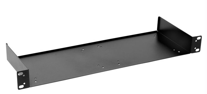 Hovedbilde MORGAN MIC RA 30 Rackhylle i stål for 2 stk. halv rack moduler, 1U