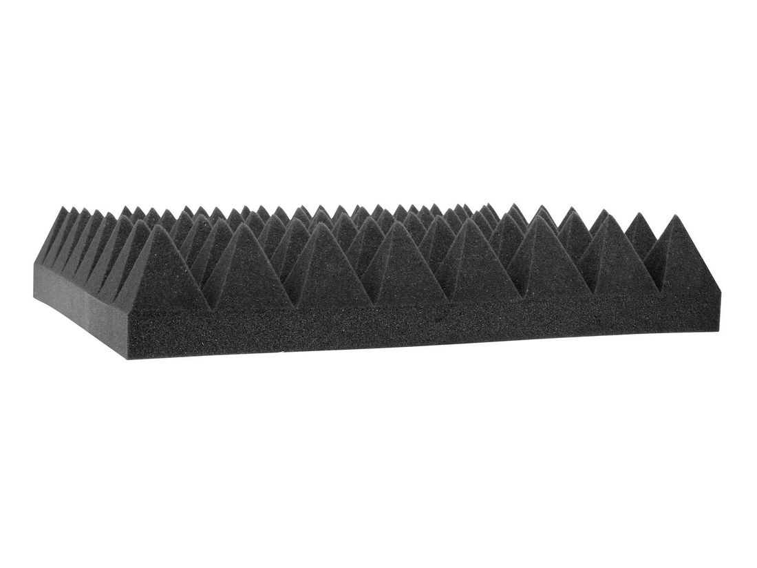 Omnitronic Acoustic Foam, Pyramid, Isolasjon / Demping, 50x50x10cm