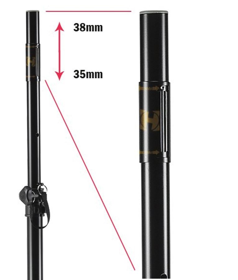 Hercules SS200BB Høyttalerstativ pakke, 2 stativer + bag