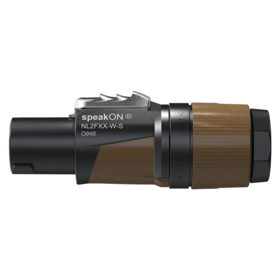 Neutrik NL2FXX-W-S Speakon plugg 2P 6-12mm Hun