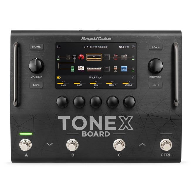 Hovedbilde IK Multimedia TONEX-BOARD, TONEX Økosystemets  Flaggskip, Multieffekt for Gitar/Bass