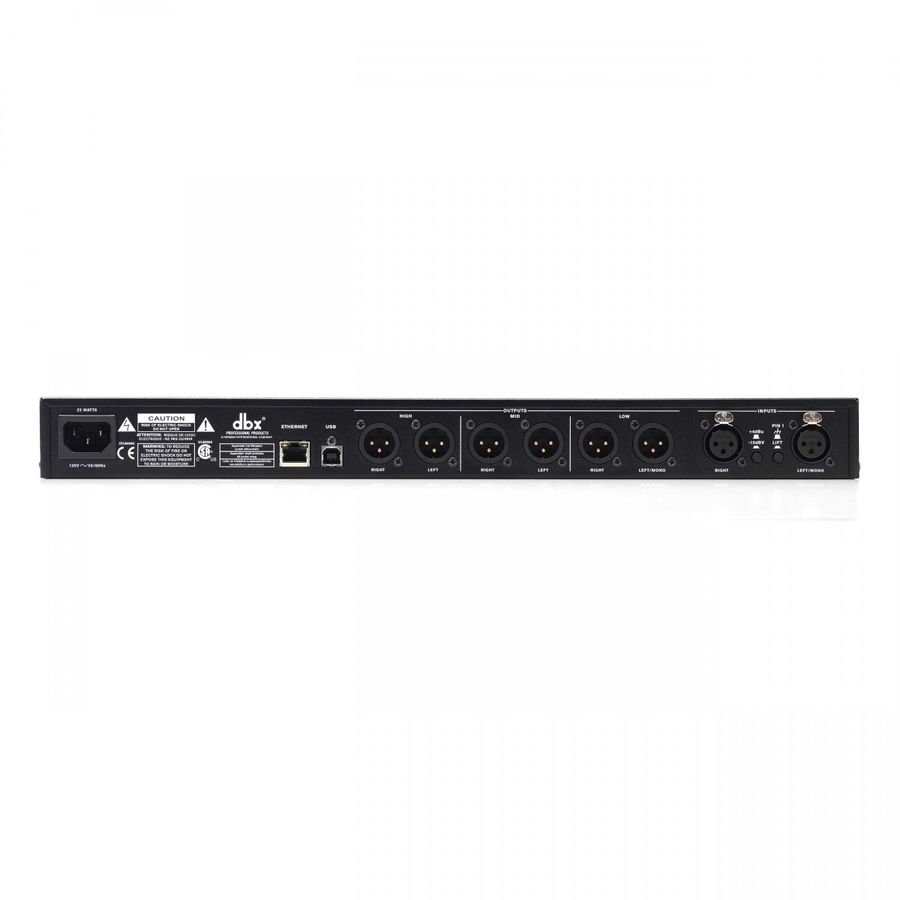 DBX DriveRack PA2 høyttalerprosessor, 2 inn 6 ut