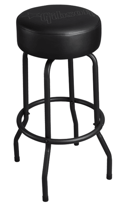 Hovedbilde Gibson GA-STOOL3 Premium Playing / Bar Stool, Star Logo, Tall, Black