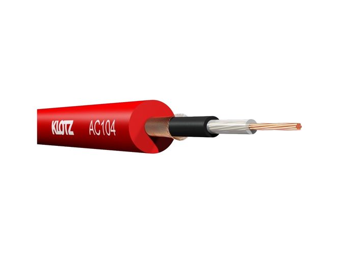 Hovedbilde Klotz AC104RT.100 Pro Audio Kabel, Rød, 100M