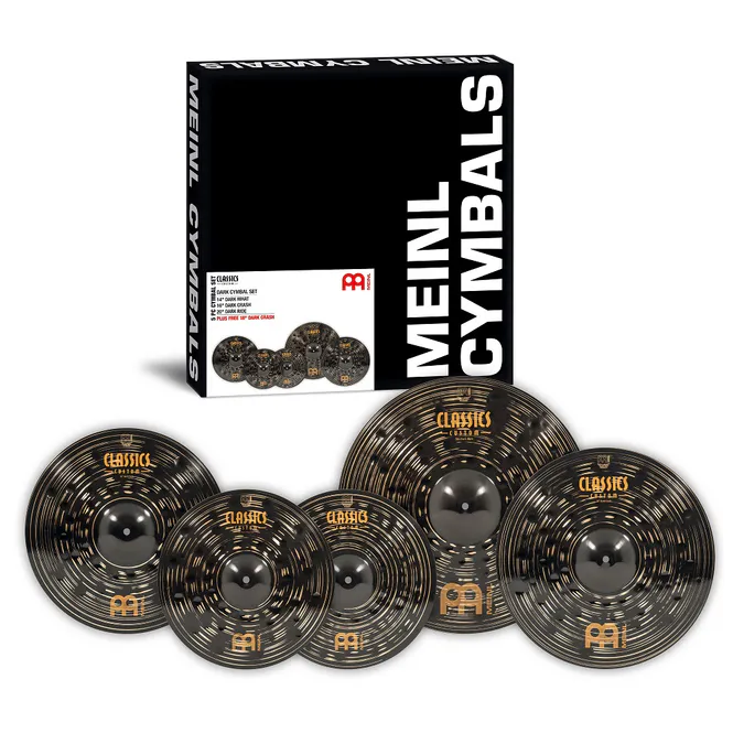 Hovedbilde Meinl CCD460+18 Cymbal-set Dark, Cymbalpakke, 14''HH/16''C/18''C/20''R CCD460+18