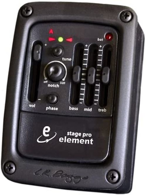 Hovedbilde LR Baggs Stagepro-Element, Aktiv Preamp med EQ og Kromatisk tuner
