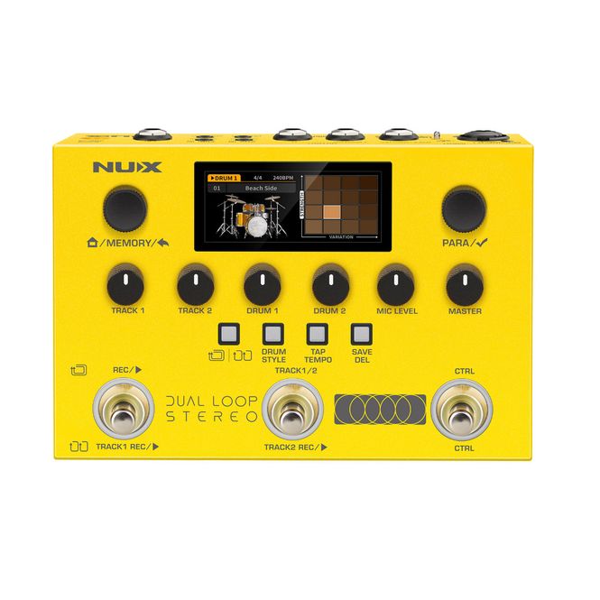 Hovedbilde NUX Dual Loop Stereo, trommemaskin og looper - KUNDERETUR