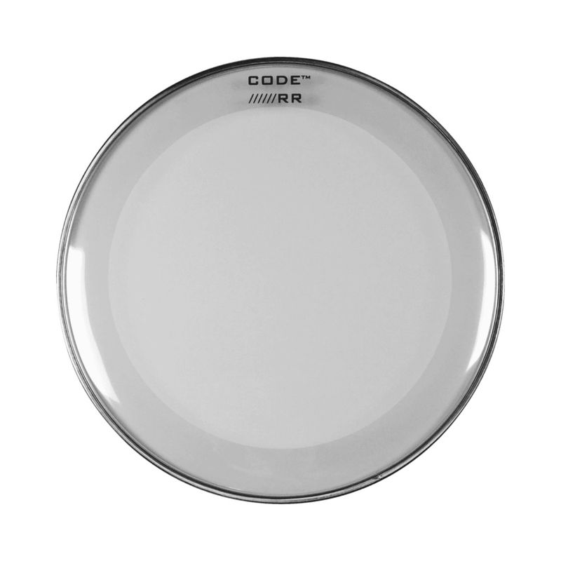 Code Drum Heads RRCL10 Clear med dempering 10