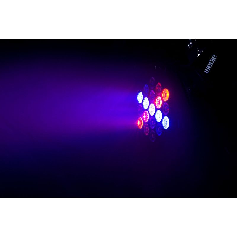 Algam Lighting MINIPAR 193FX - 18x 1W and 1x 3W RGB Mini Par LED with FX