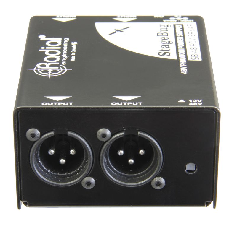 Radial StageBug SB-48, 48V fantommating for kondensatormikrofoner