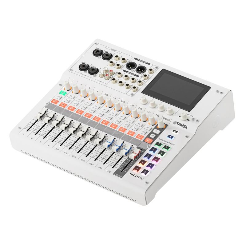 Yamaha MGX12W, 12 kanals Digital Mixer m/ Multi-track USB, White