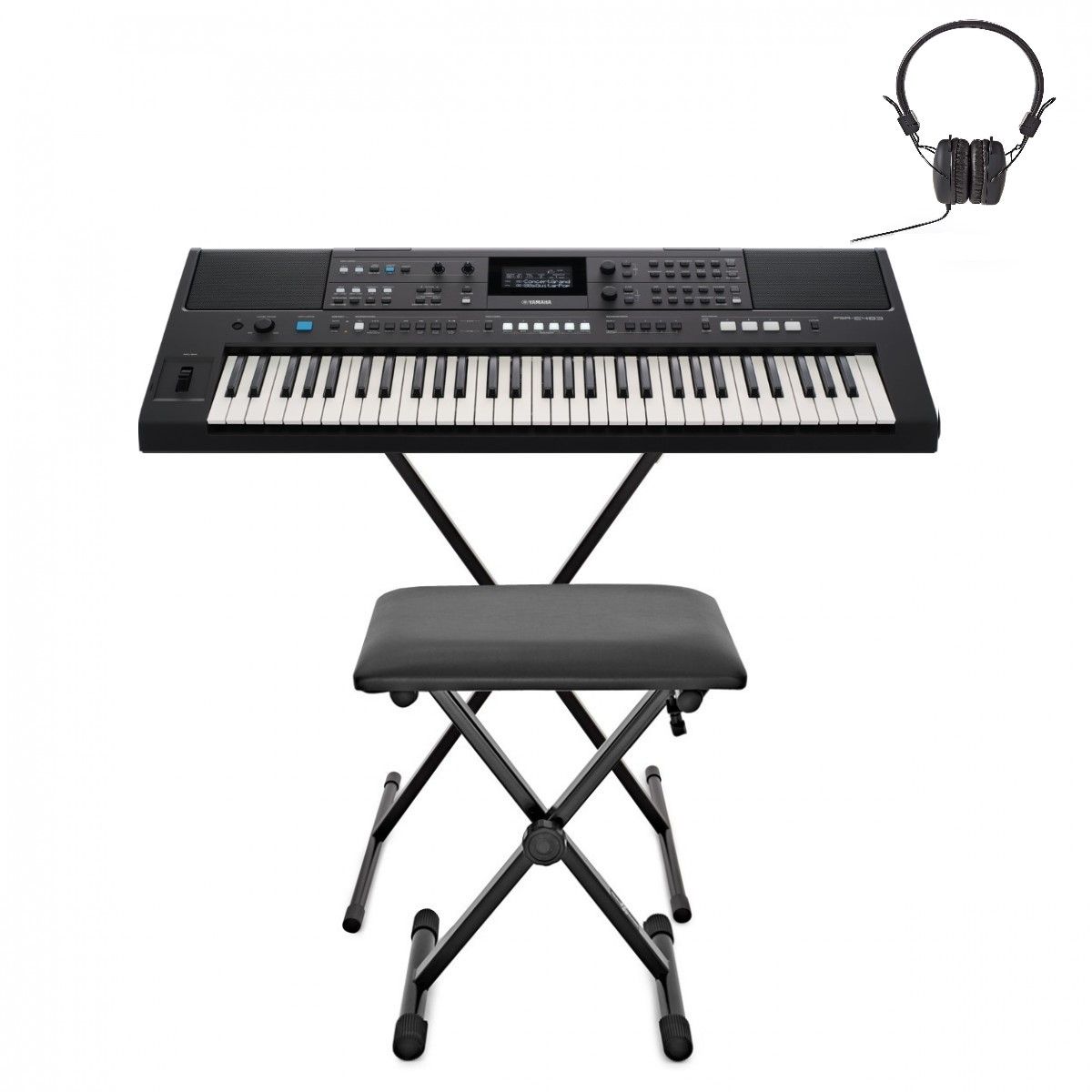 Yamaha PSR E483 Komplett Keyboardpakke