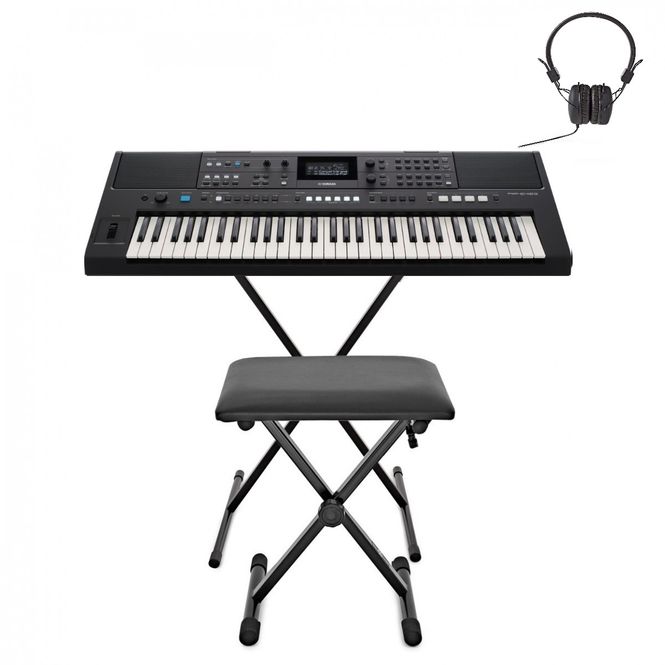 Hovedbilde Yamaha PSR E483 Komplett Keyboardpakke