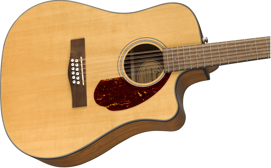 Fender CD-140SCE Dreadnought 12 String m/ Fishman pickup og Koffert, Natural