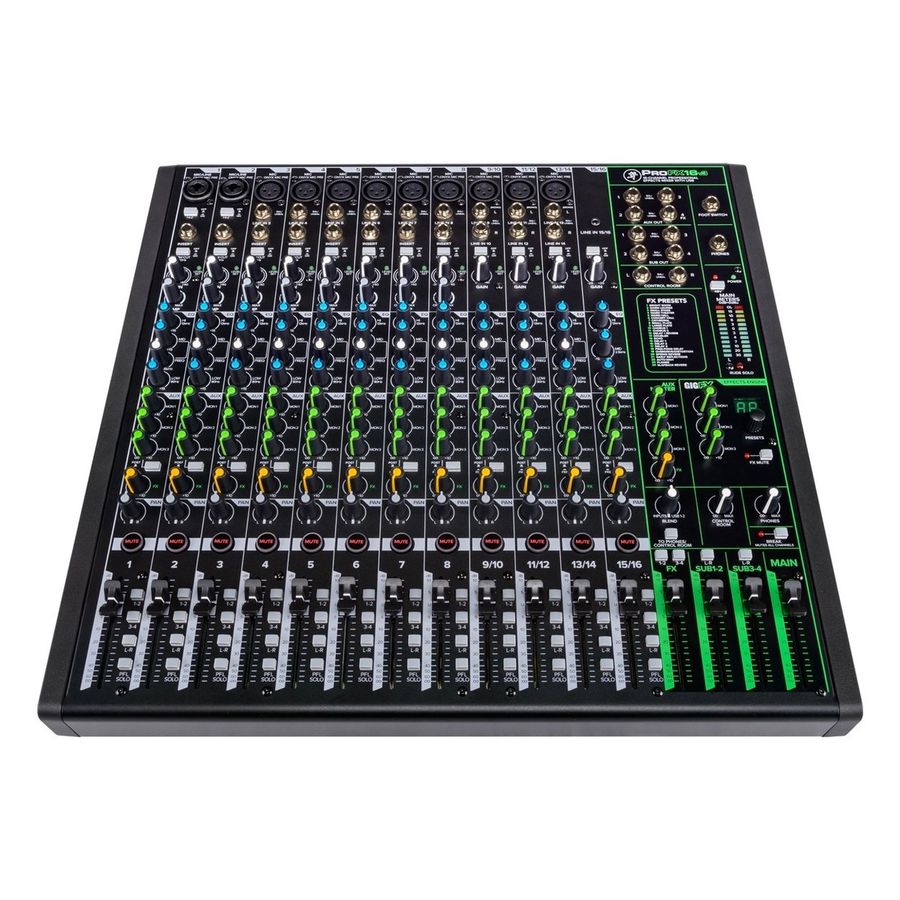 Mackie ProFX16v3, 16 kanals Analog mikser med USB og effekter.