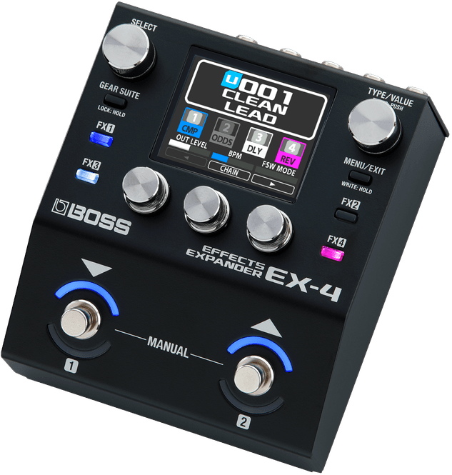 Hovedbilde Boss EX-4 Effects Expander, Premium Multieffekt for Gitar/Bass