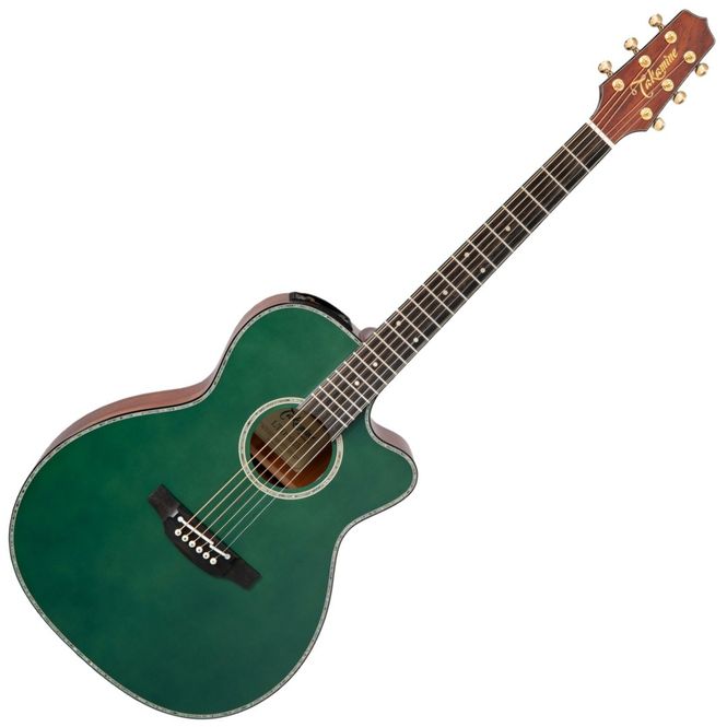 Hovedbilde Takamine JPN LTD2025, CTF-2N preamp, premium hybrid semi-hard etui, Antique Evergreen