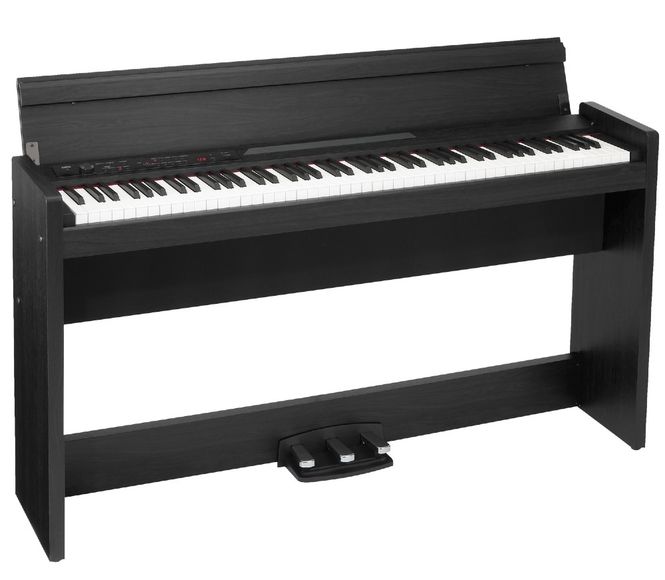 Hovedbilde Korg LP380-RWBK-U Digitalpiano med RH3 tangenter, rosentre/ sort