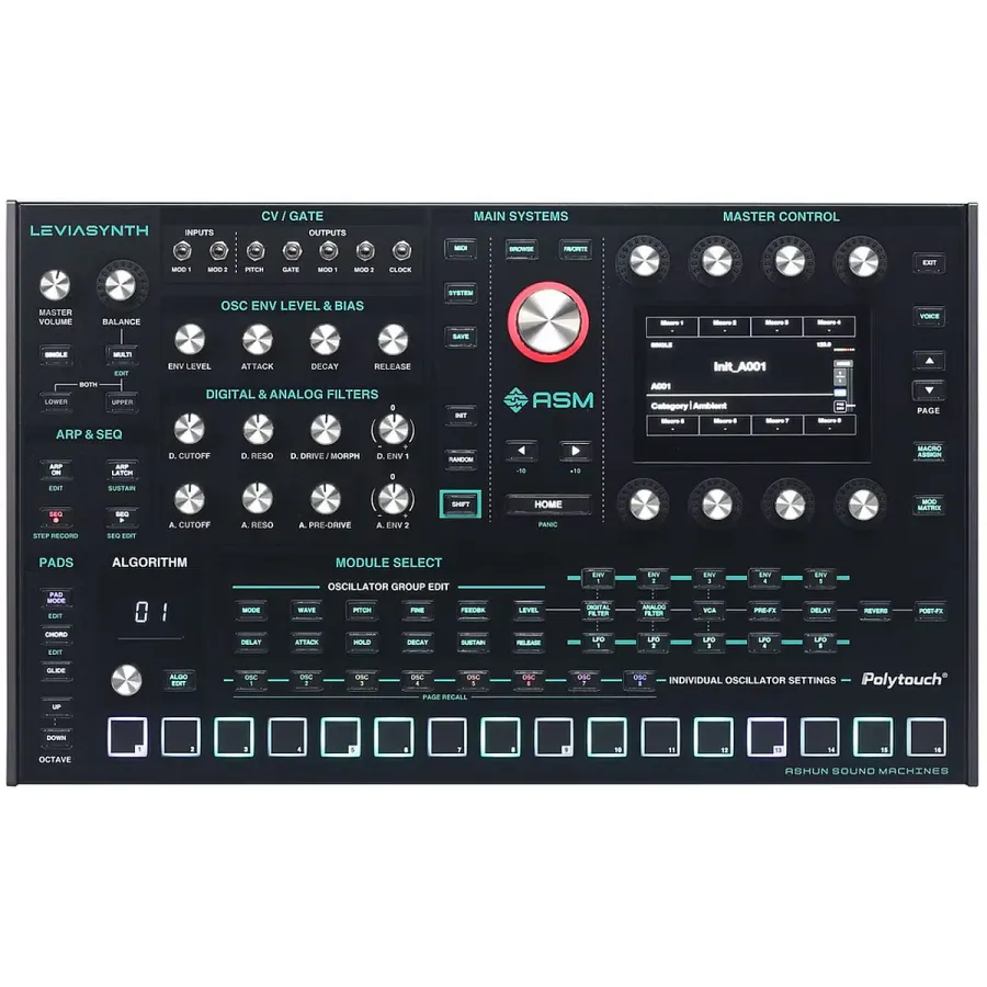 ASM Leviasynth Desktop Algorithmic hybrid synth